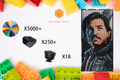 MemoryBrickart LEGO Mosaic - Cassian Andor Pixel Art - 48x96 - MemoryBrickart