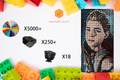 MemoryBrickart LEGO Mosaic - Aloy Pixel art - 48x96 - MemoryBrickart