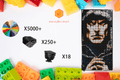 MemoryBrickart LEGO Mosaic - Darth Banes Pixel Art - 48x96 - MemoryBrickart