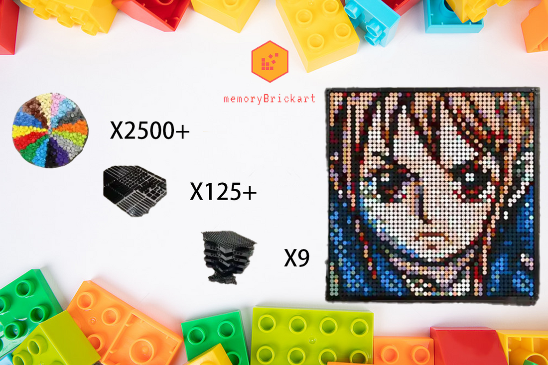 MemoryBrickart LEGO Mosaic - Nami Portrait - 48x48 - MemoryBrickart