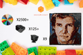 MemoryBrickart LEGO Mosaic - Han Solo Portrait - 48x48 - MemoryBrickart