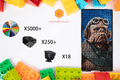 MemoryBrickart LEGO Mosaic - Kuiil - 48x96 - MemoryBrickart