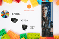 MemoryBrickart LEGO Mosaic - Anakin Skywalker Portrait - 48x144 - MemoryBrickart