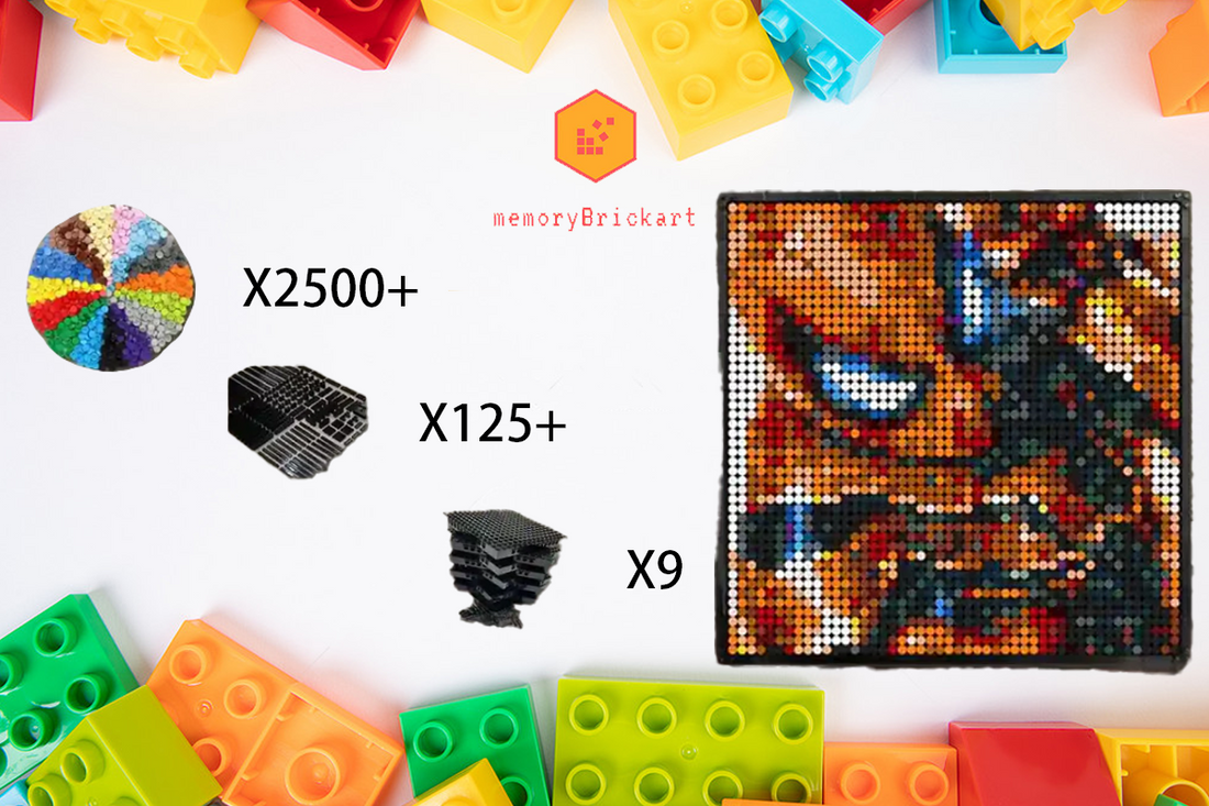 MemoryBrickart LEGO Mosaic - Spiderman(2) - 48x48 - MemoryBrickart