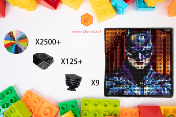 MemoryBrickart LEGO Mosaic - Batman Pixel Art - 48x48 - MemoryBrickart