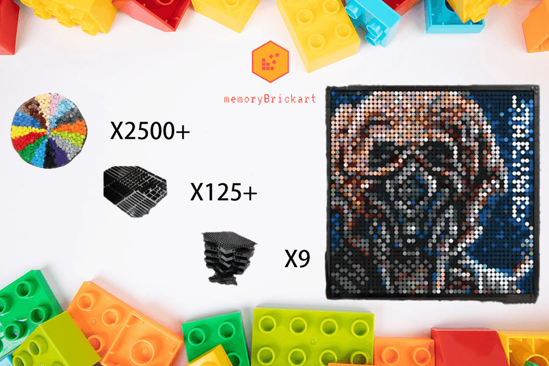 MemoryBrickart LEGO Mosaic - Plo Koon 2 - 48x48 - MemoryBrickart